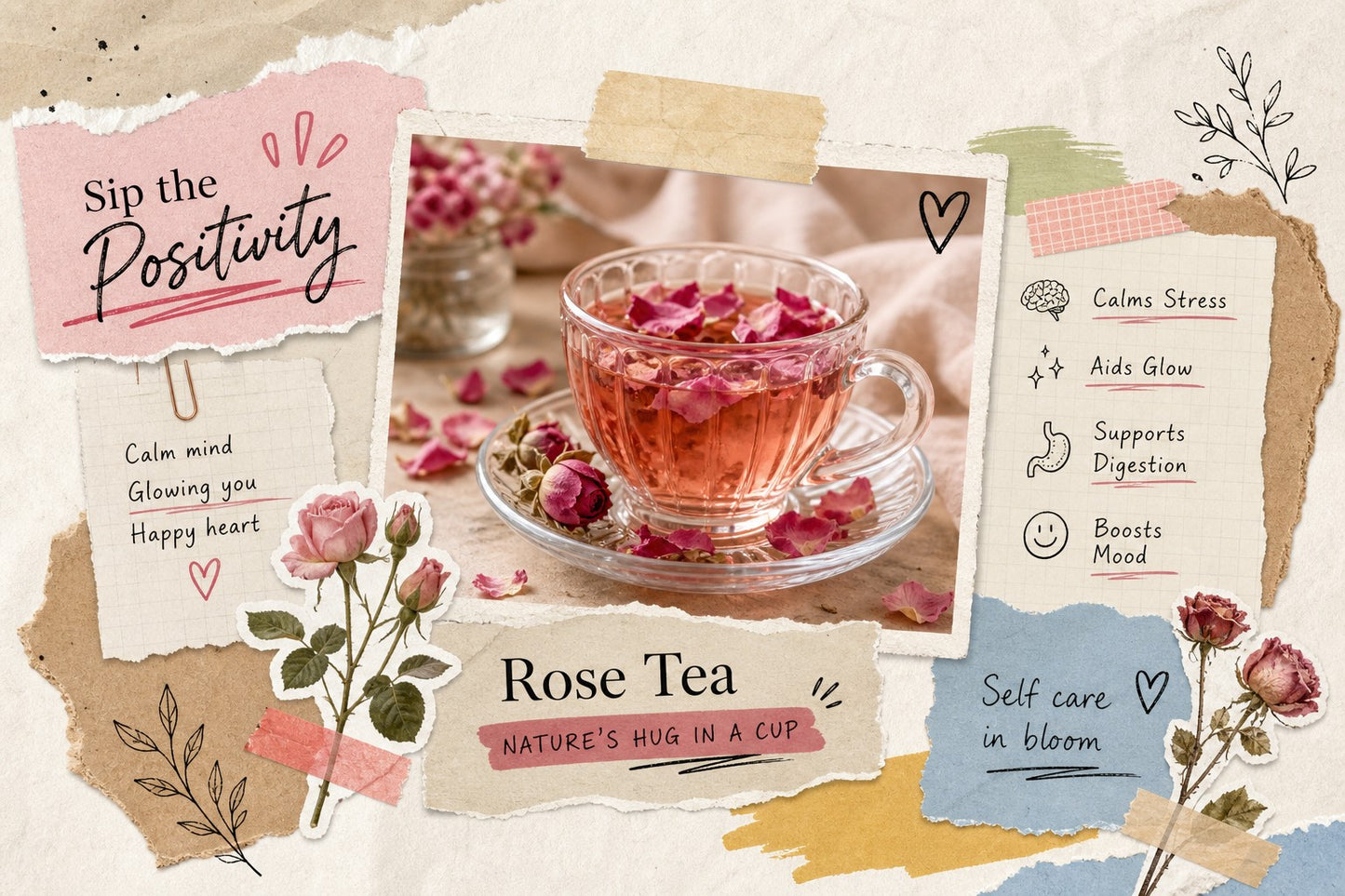 Rose Vanilla Black Tea – Premium Loose Leaf Floral Vanilla Tea