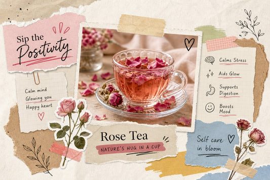 Rose Vanilla Black Tea – Premium Loose Leaf Floral Vanilla Tea